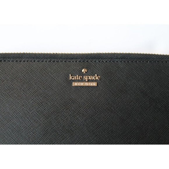 Kate Spade Street Maia Travel Wallet Black Leather - Picture 3 of 7